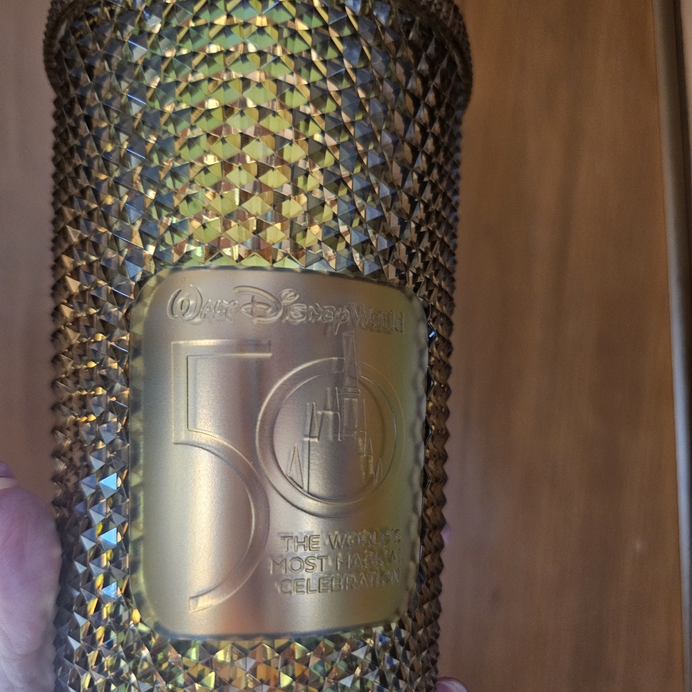 Starbucks Iridescent Gold Tumbler with Straw - Picture 2 of 5